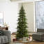 Sapin de Noël mince pré-éclairé-905069795