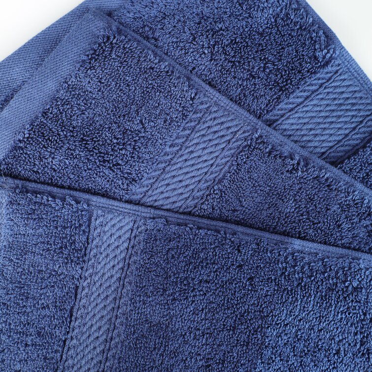 Hokku Designs Donko Egyptian-Quality Cotton 800 GSM Heavyweight Plush Soft  Highly-Absorbent Solid Luxury 9 Piece Bathroom Towel
