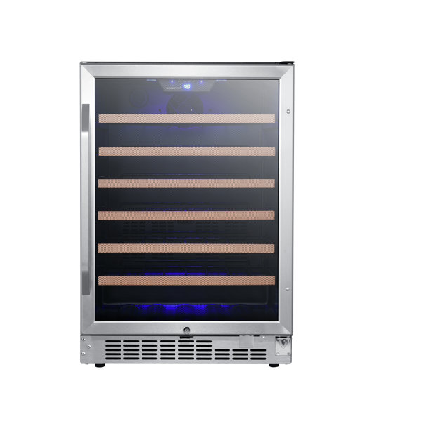 EdgeStar 24.312'' 53 Bottle Single Zone Built-In Wine Refrigerator ...