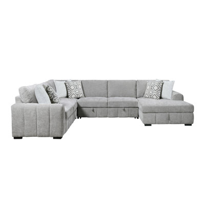 4-piece Sectional With Pop-up Sleeper
