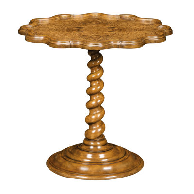 Devonshire Solid Wood Pedestal End Table