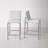 Misa Upholstered Counter Stool with Metal Frame-576239164-576239163