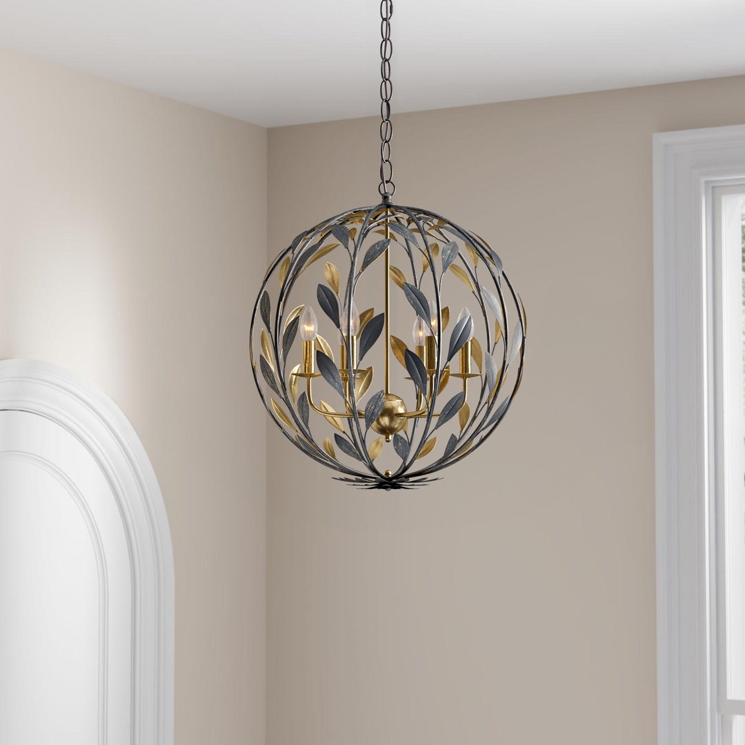 Paloma 6-Light Dimmable Globe Chandelier Kelly Clarkson Home
