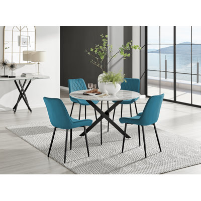 4 - Person Pedestal Dining Set