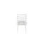 Table ronde extensible avec 4 chaises blanches Ladderback