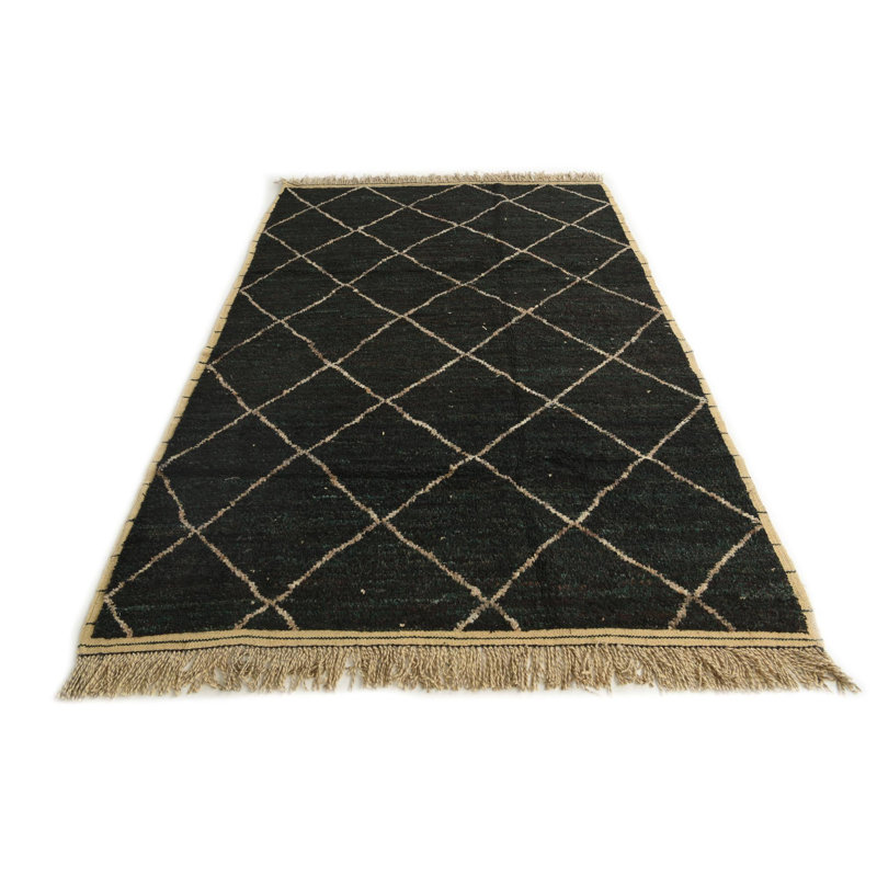 Tapis noir Nestor