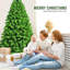 Arbre de Noël vert floqué / givré-1646549512
