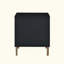 Ensemble de meubles de chambre à coucher glamour 1 pièce 1 table de chevet noire à 3 tiroirs