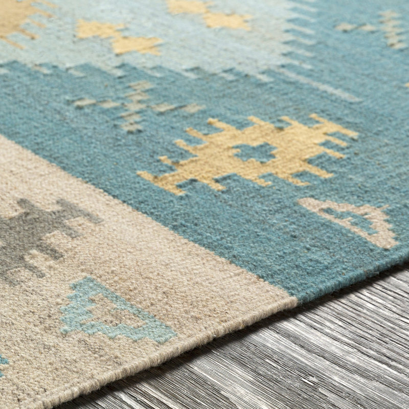 Nalston Wool Southwestern Indoor Rug, Rectangle 2' x 3'