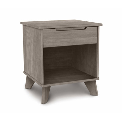 Linn 1 - Drawer Solid Wood Nightstand