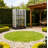 Outdoor Plant Box,Garden Bed with Trellis,with Cover,Drainage Holes and Zipper Door-249582218