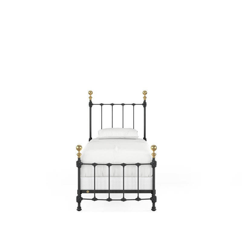Lit Palatial en fer et laiton, Twin