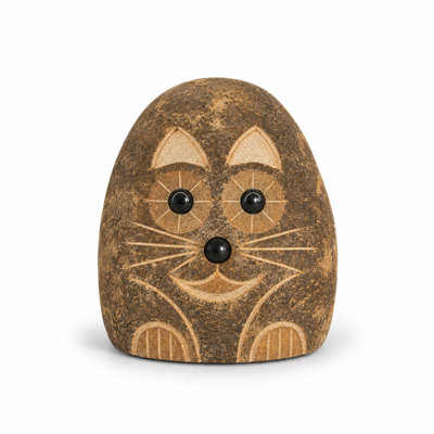 Stone Age Creations 12" Boulder Cat