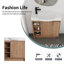 Meuble-lavabo autoportant de 30 po avec lavabo en céramique et tablette ouverte