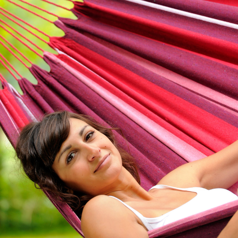 EllTex Products Salsa Double Hammock, Fuego