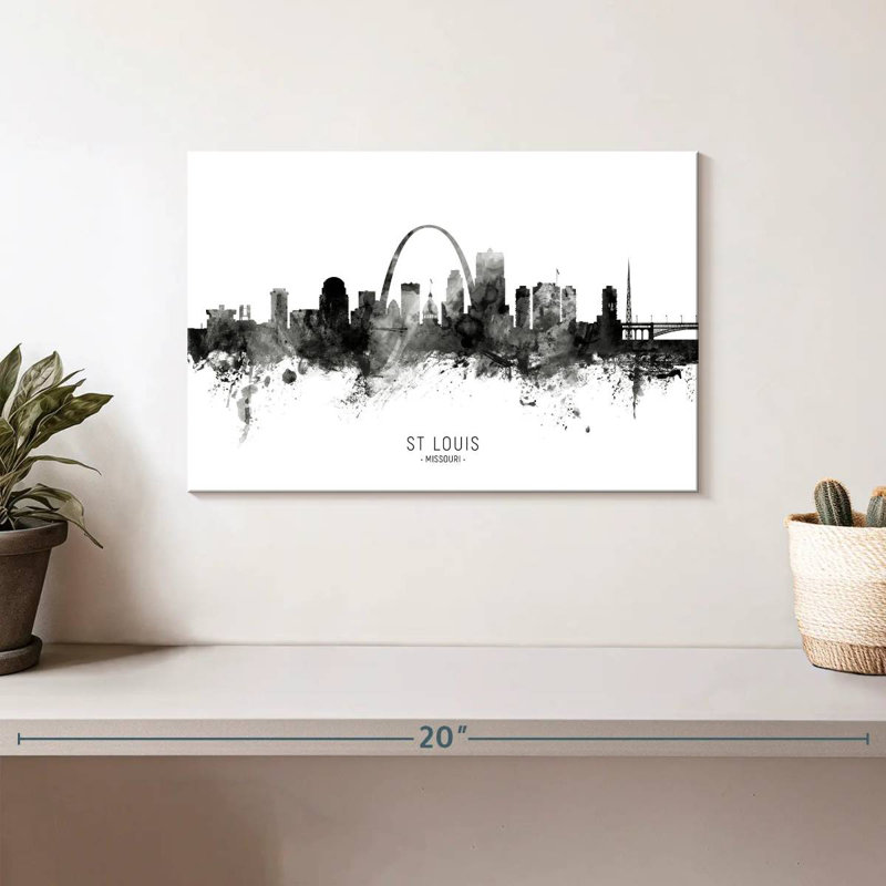 Skyline de Sireci, St. Louis, Missouri II, H 8 po x l 12 po