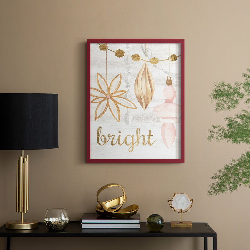 "Collection Elegant Ornaments B", H 11 po x l 9 po, Rouge