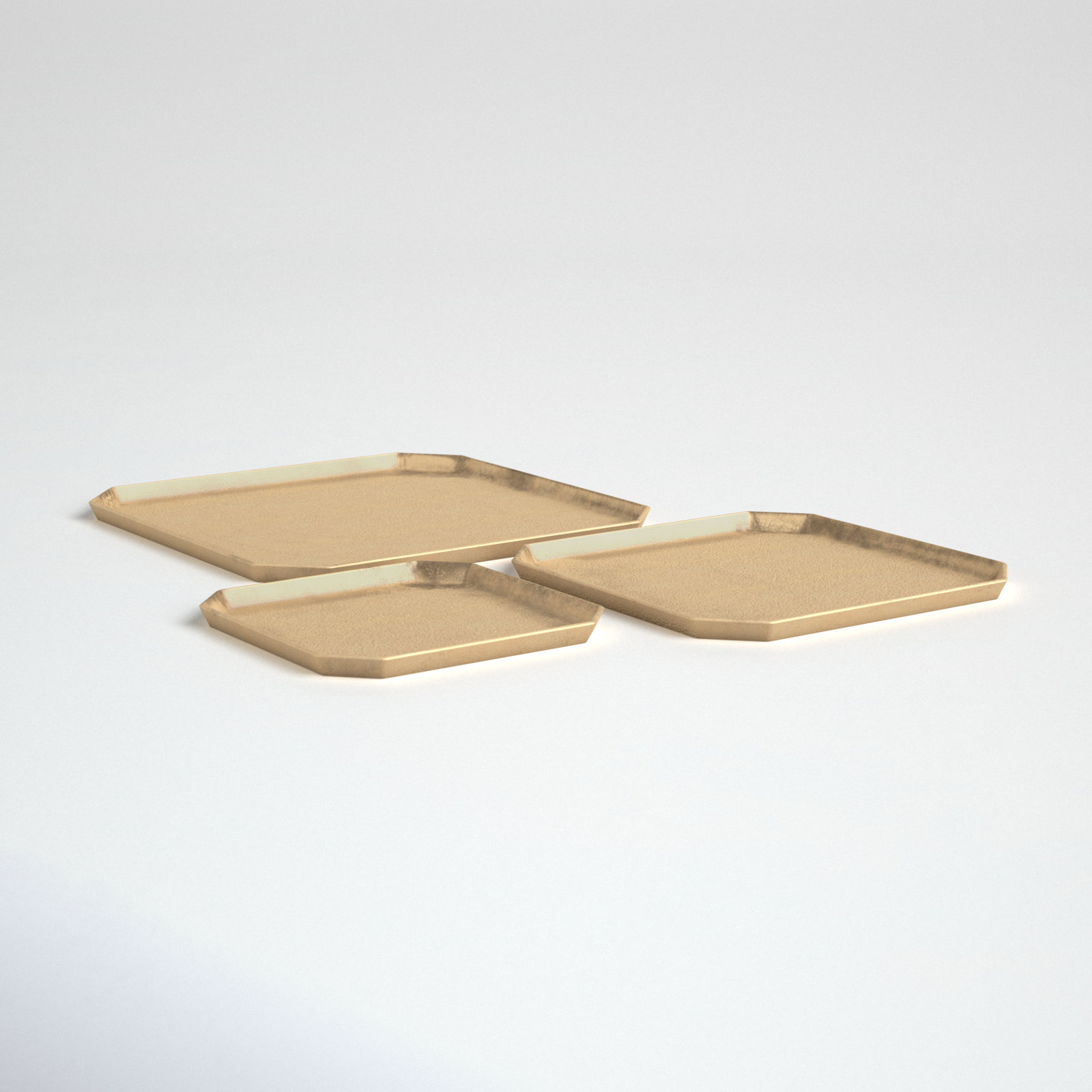 Astaire Square Aluminum Tray