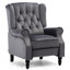 Conatser 78cm Wide Velvet Wing Chair Recliner-383786808
