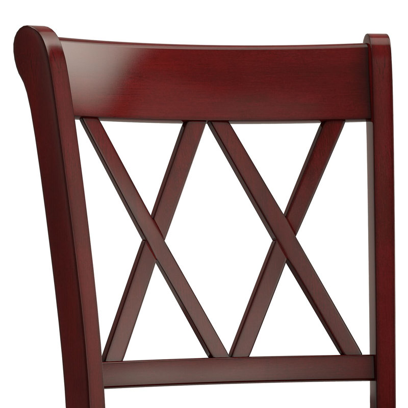 Tabouret de bar et de comptoir pivotant Fortville, Baie antique, Tabouret de comptoir (siège d'une hauteur de 25,7