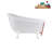 53.1'' x 25.6'' Soaking Acrylic Bathtub-72770164-90763179