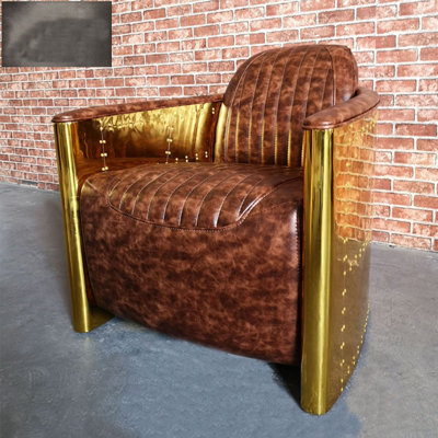 Dustyn Faux Leather Armchair