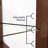 Corner Curio Dispaly Cabinet Withs, Adjustable Tempered Glass Shelves, Mirrored Back(E26 Bulb Not Included)-1106419213