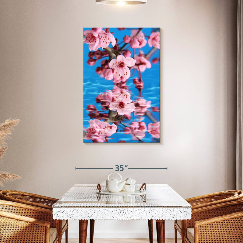 Harnek Sakura Reflection, 45" H x 30" W
