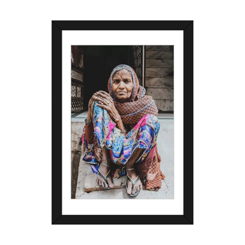 « agra, inde ii » par luke anthony gram, reproduction d’impression sur toile tendue, H 24 po x l 16 po x P 1 po, Blanc
