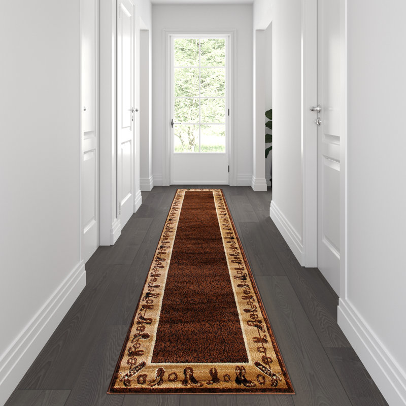 Aiedan Western Style Cowboy Boot Olefin Indoor Area Rug