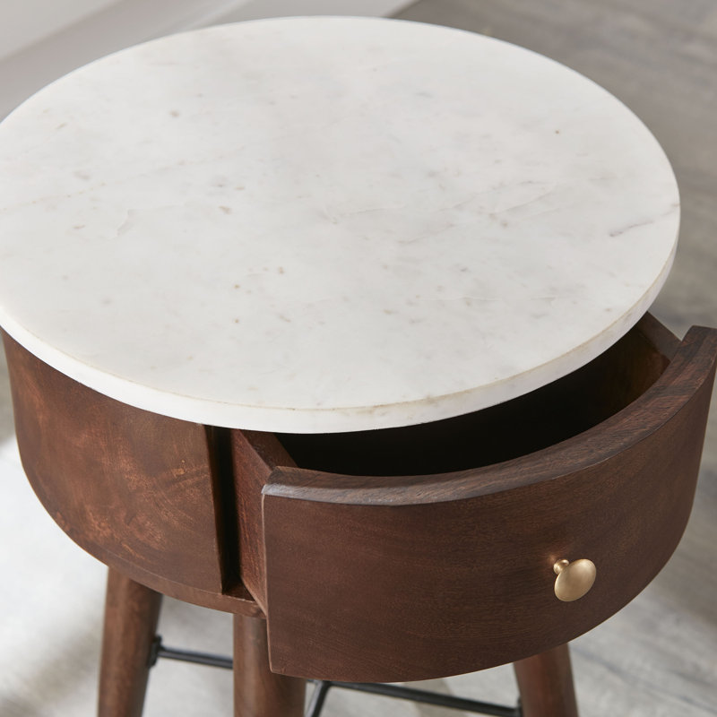 Mefford Marble Top End Table | Corrigan Studio®