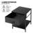 Nightstand with Fabric Storage Drawer and Open Shelf, Small End Side Table Bedside Table for Home Bedroom-94387135
