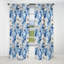 Motif tropical azur Oasis II - rideau floral - rideau occultant floral - 1 panneau-107545779