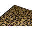 Tapis noir et doré de haute qualité noué à la main