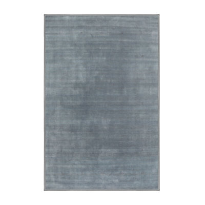 Tapis gris contemporain Larae