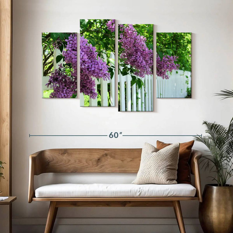 Clôture Harnek lilas, H 32 po x l 52 po