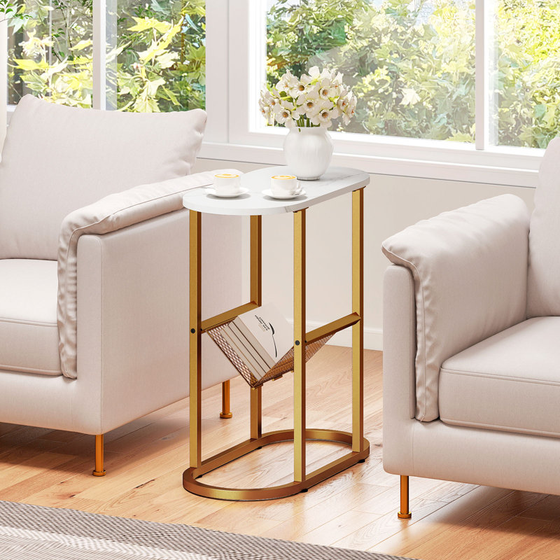 End Table, White