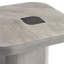Marcato Solid Wood Pedestal End Table