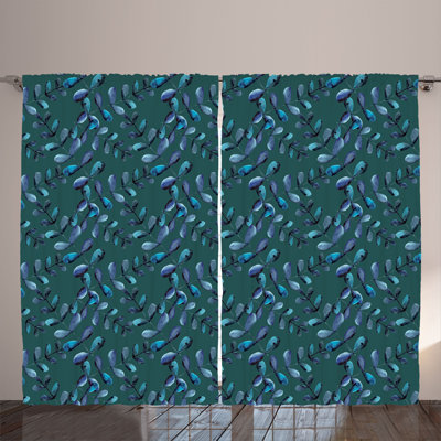 Semi Sheer Curtain Pair