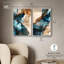 Décoration murale Boho Glitch Aesthetic Harmony Duo par Art Remedy, cadre argenté, 20 x 30-1984049840-1984049842