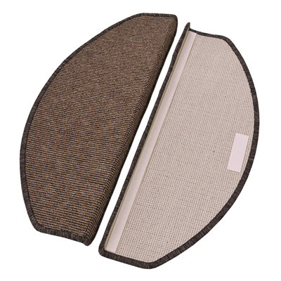 Tapis d'escalier bullnose avec bandes adhésives