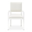 Chaise avec accoudoirs Palm Gate - Blanc nuage