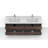 Angela 72 inch Fully Assembled Double Floating Bathroom Vanity with Solid Surface Sink-72077758