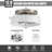 Vaczon 12.6" Modern Caged Flush Mount Ceiling Fan with LED Lights and Remote Control
