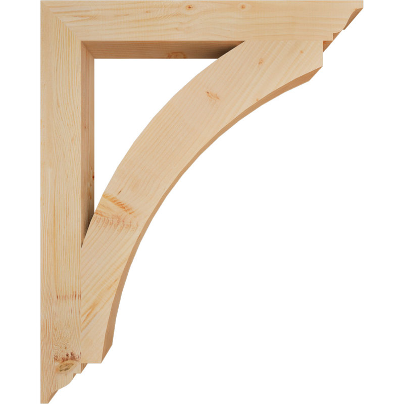 Thorton Traditional Bracket, 40"H x 3.5"W x 32"D, Douglas Fir (Smooth)