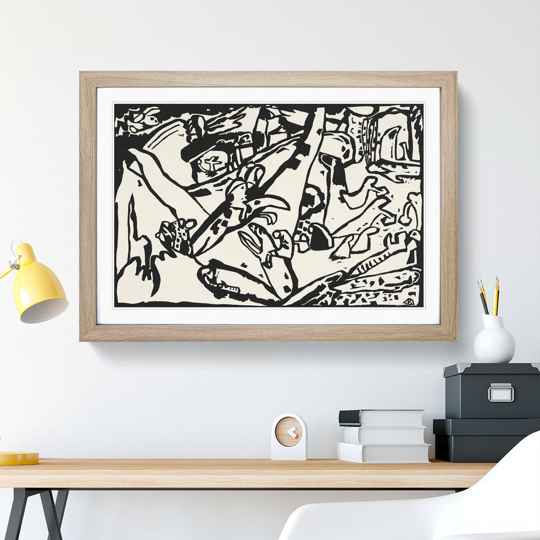 Composition Vol.2 by Wassily Kandinsky - Picture Frame Painting