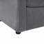 Canapé-lit avec matelas pliable, causeuse avec table d'appoint pliable et deux ports USB pour appartement, salon-10922834