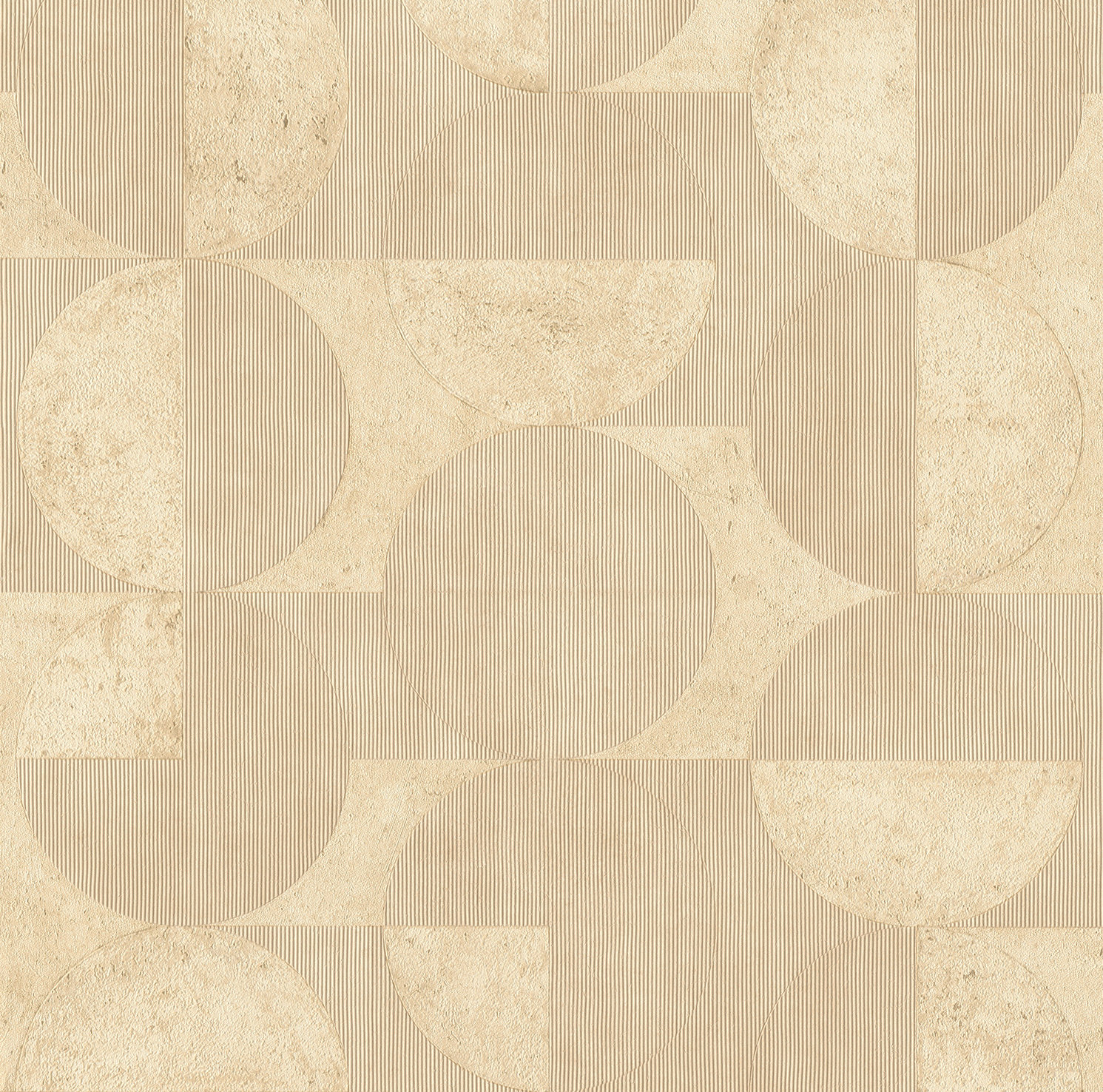 Mid-Century Geometric Wallpaper, Neutral