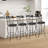 Younts Classic Country Style Counter Height Bar Stool with Metal Frame for Kitchen Island Pub, Bistro-60827219-100000667