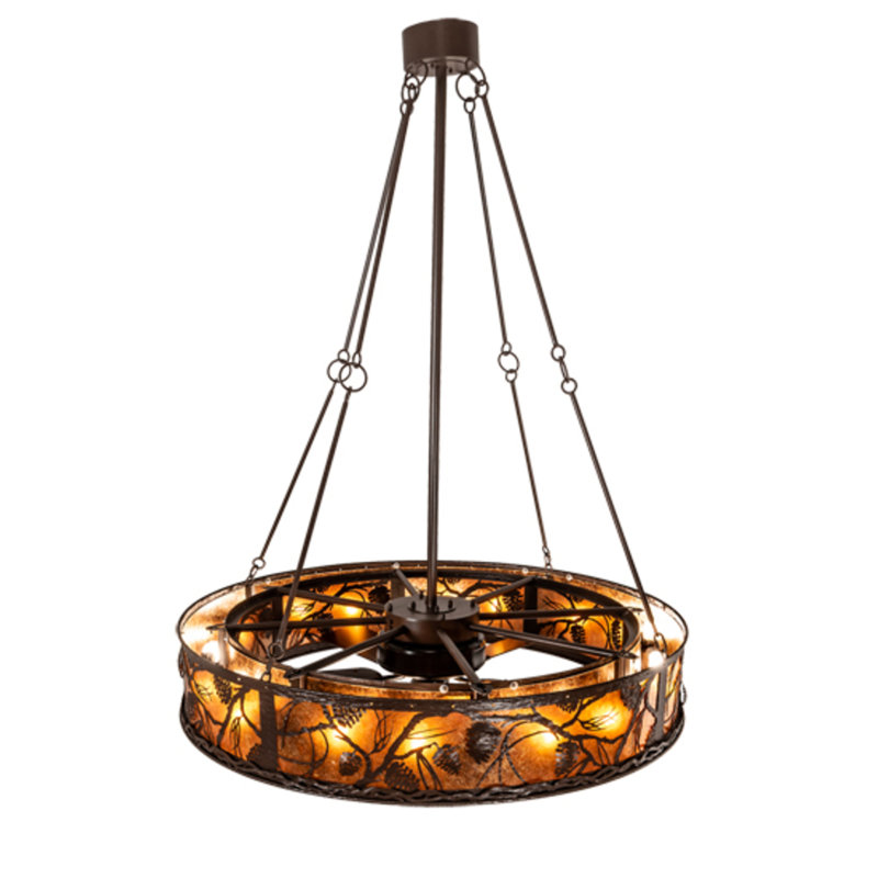Whispering Pines Downrod Ceiling Fan